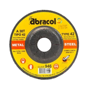 Disco de corte para metal